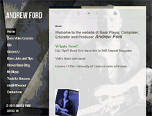 Tablet Screenshot of andrewfordbass.com